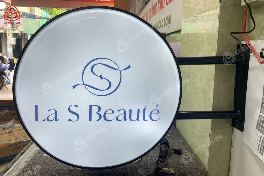 hộp đèn hút nổi tròn