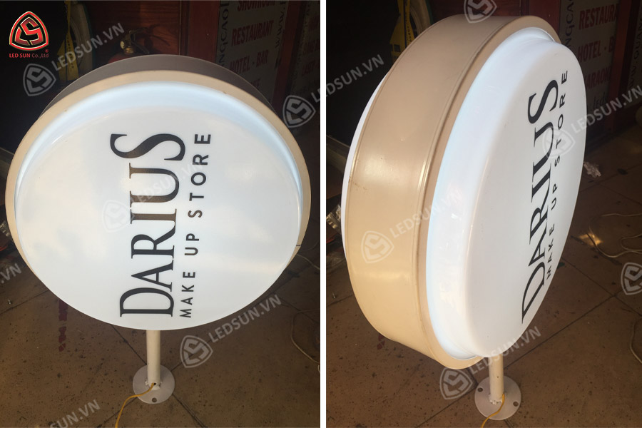 hộp đèn hút nổi 1 chân