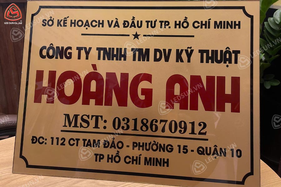 bảng công ty mica