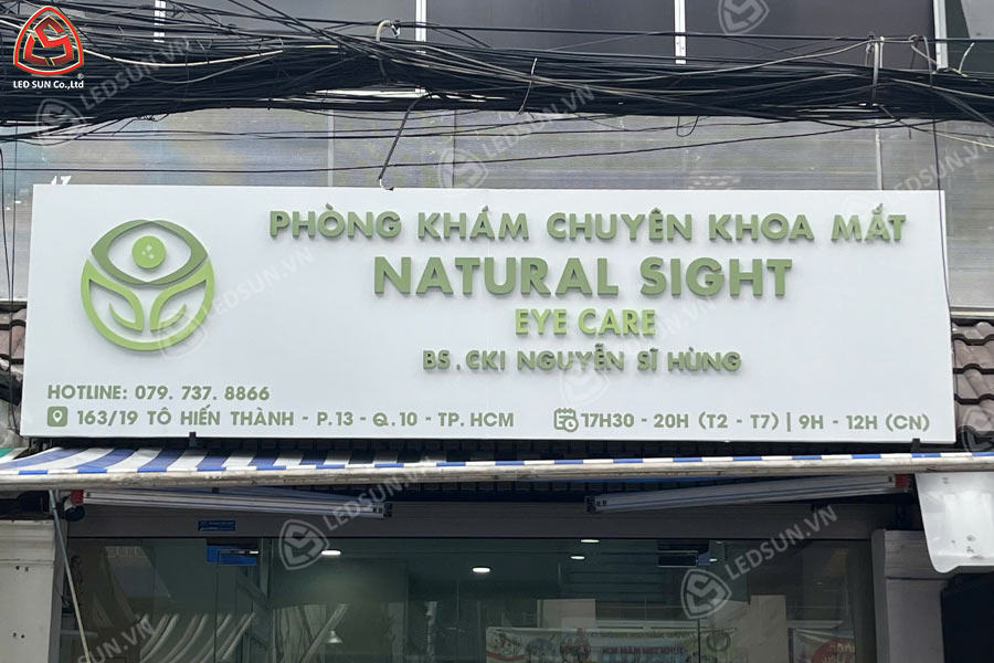 bảng hiệu alu chữ inox