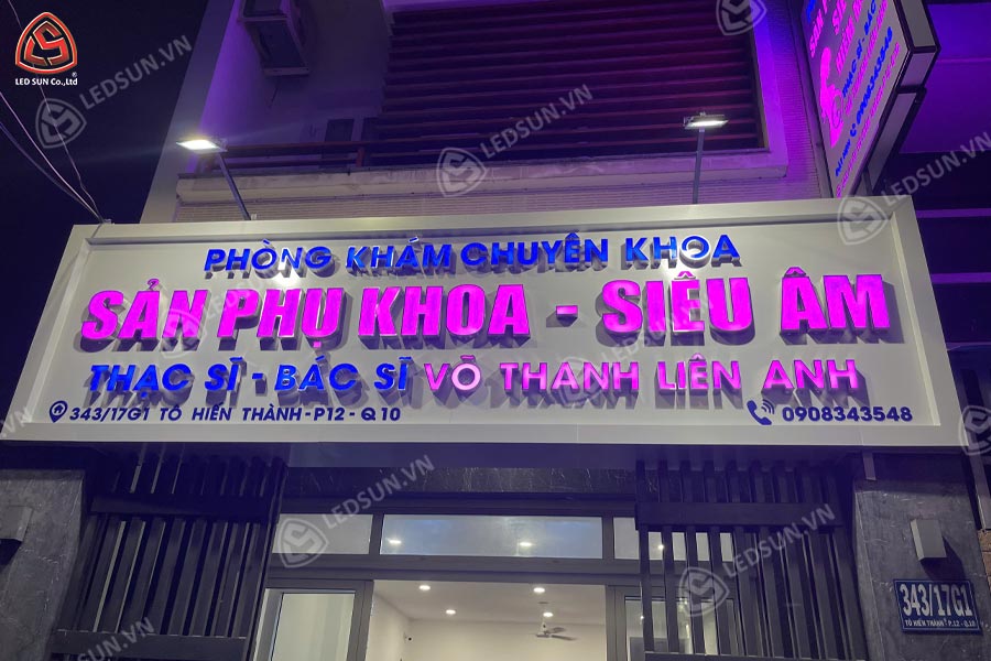 bảng hiệu phòng khám