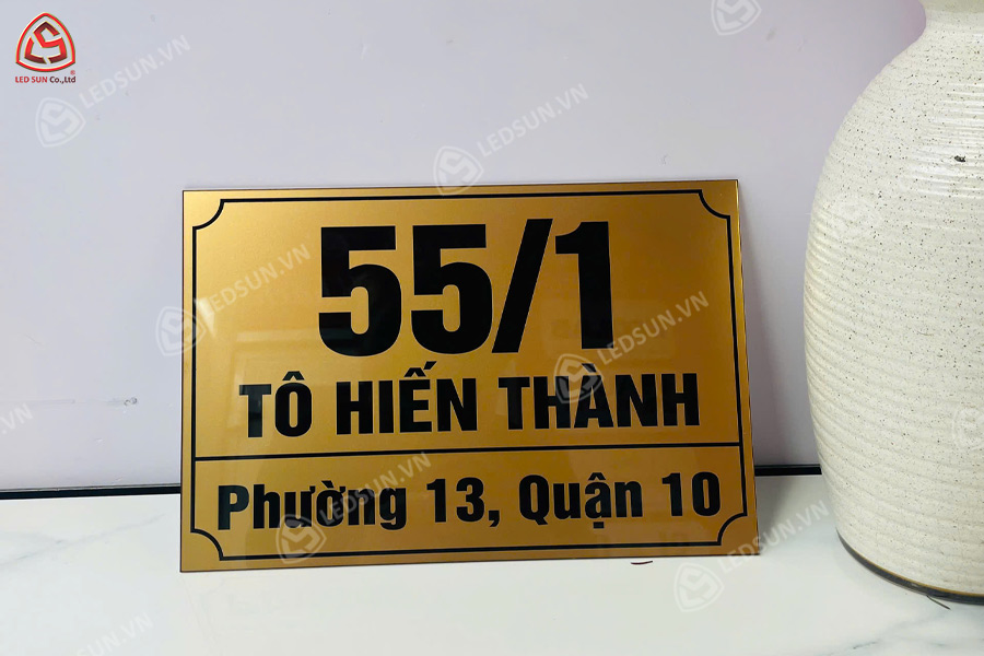 bảng số nhà mica sơn