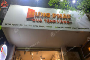 Led Sun triển khai làm bảng hiệu công ty ở quận 8