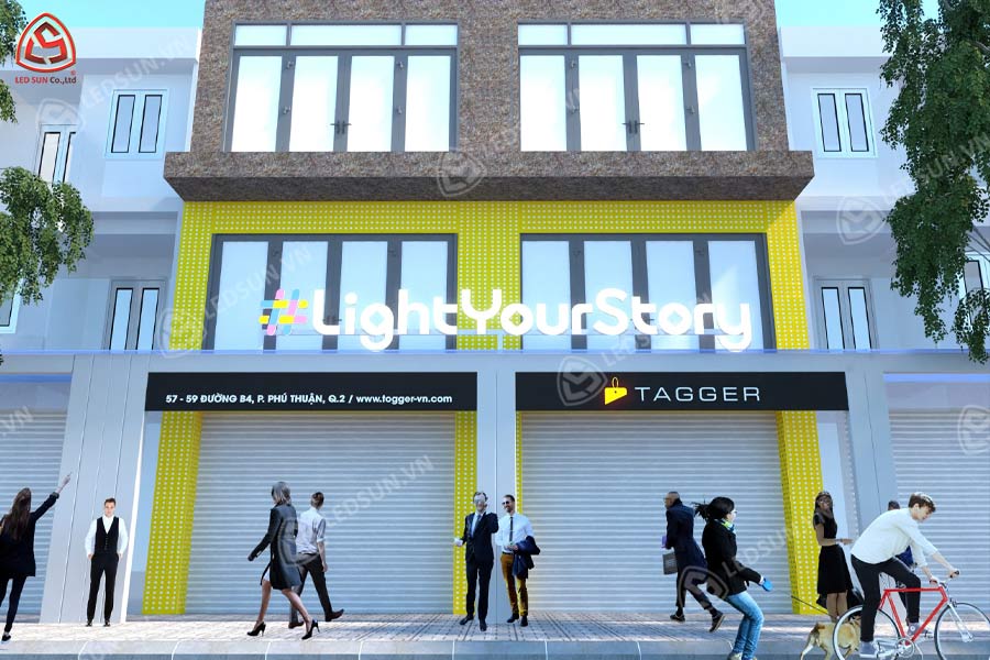 Thiết kế 3D bộ chữ quảng cáo