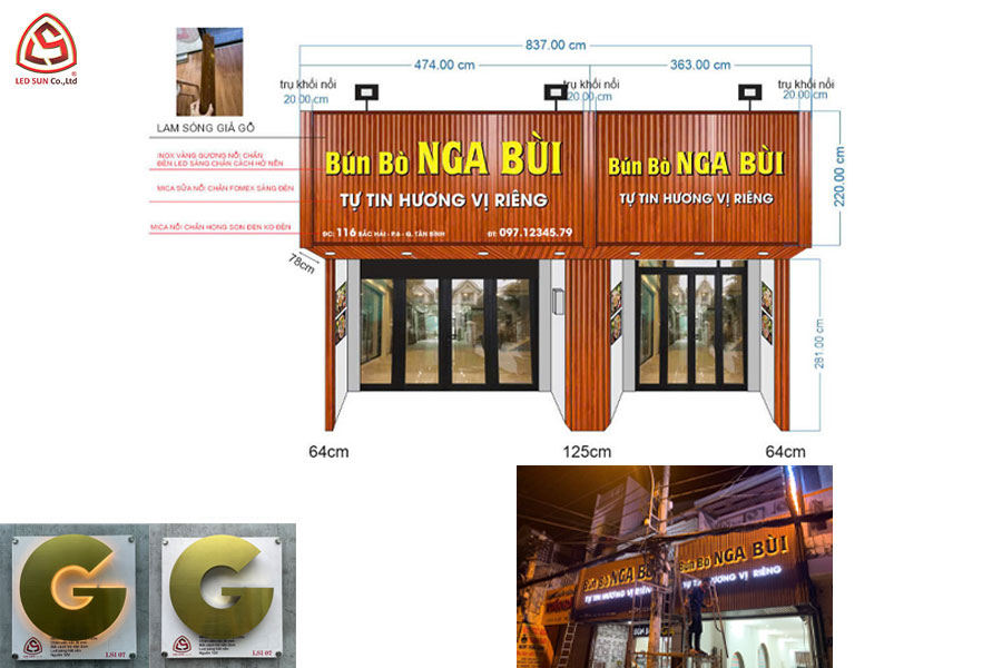 Thiết kế bảng hiệu