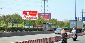 Bảng quảng cáo ngoài trời ở Quận 2 Led Sun triển khai