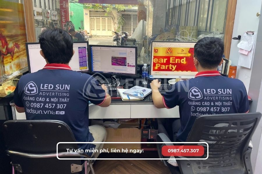 led sun công ty chuyên làm bảng hiệu quận gò vấp