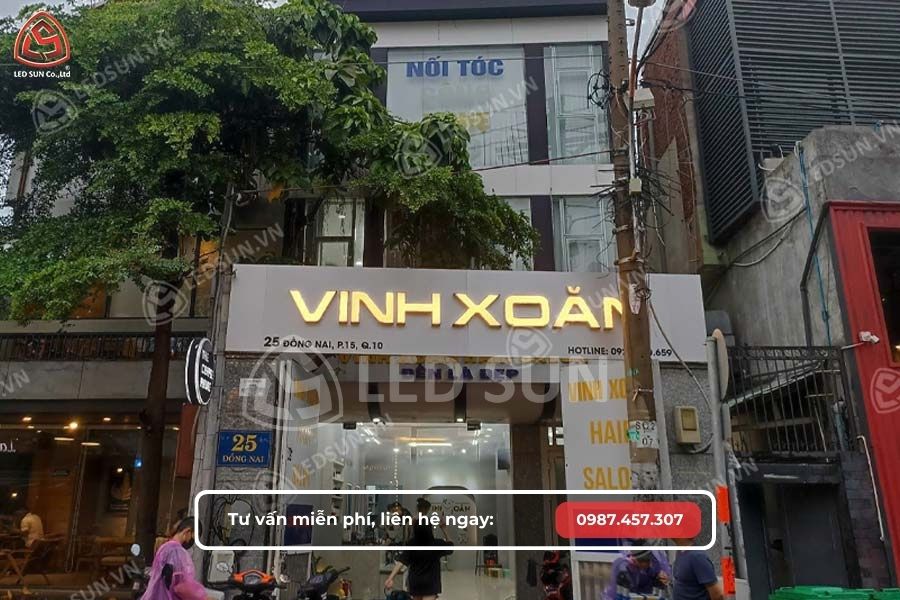 Mẫu bảng hiệu salon tóc