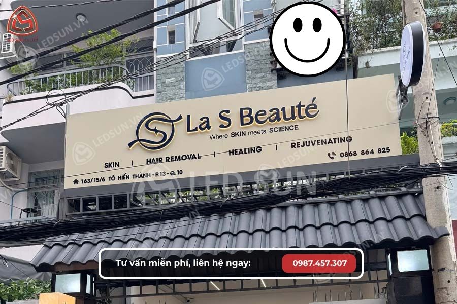 Mẫu bảng hiệu spa