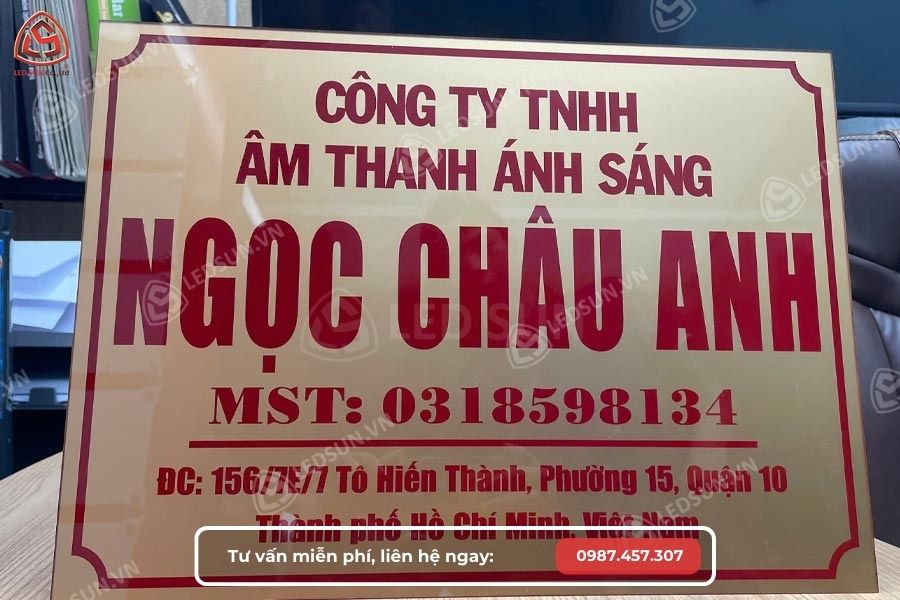làm bảng tên công ty tphcm