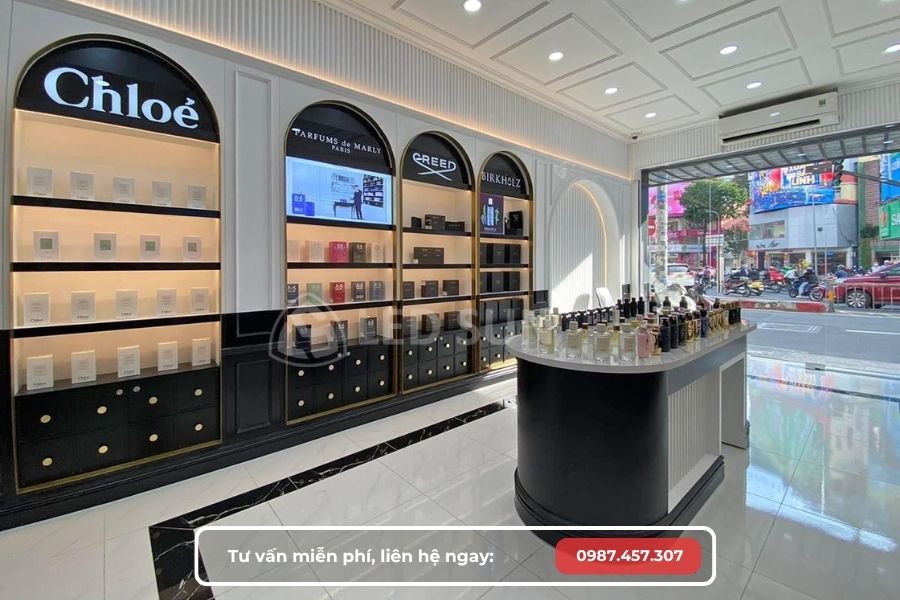 Thiết kế thi công shop nước hoa