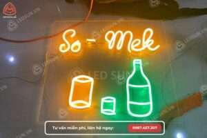 Tổng hợp các mẫu bảng hiệu đèn LED neon LED SUN đã thực hiện