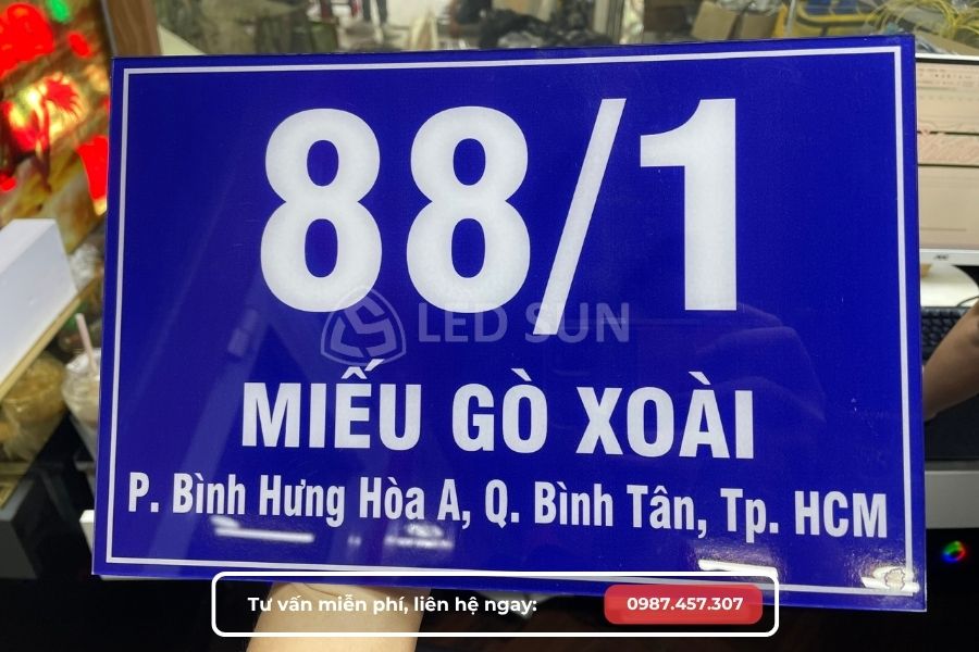 làm biển số nhà phường tân phú
