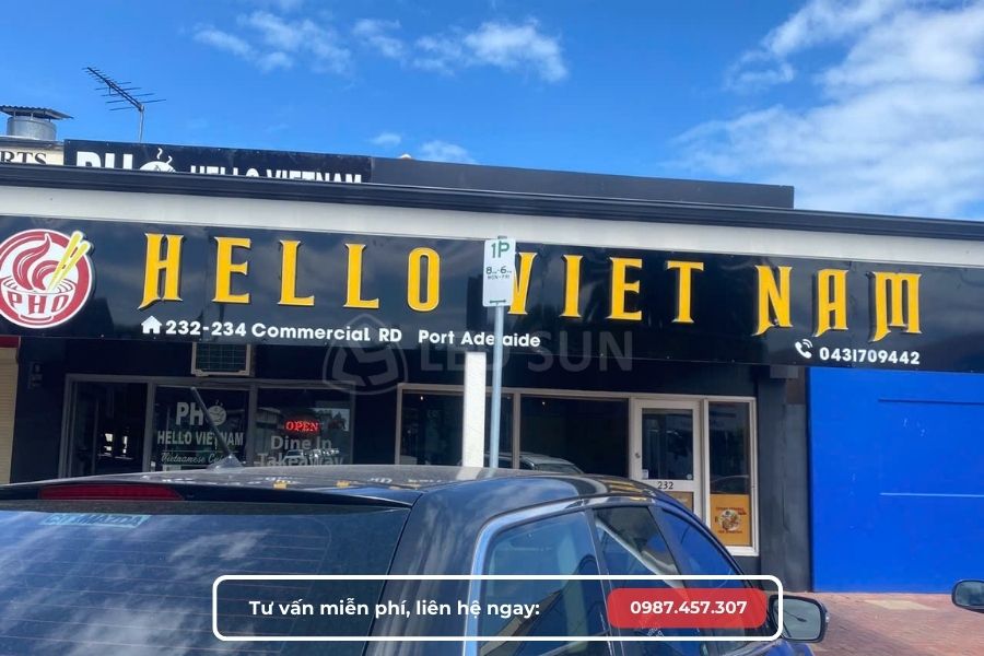 bảng hiệu alu chữ nổi alu