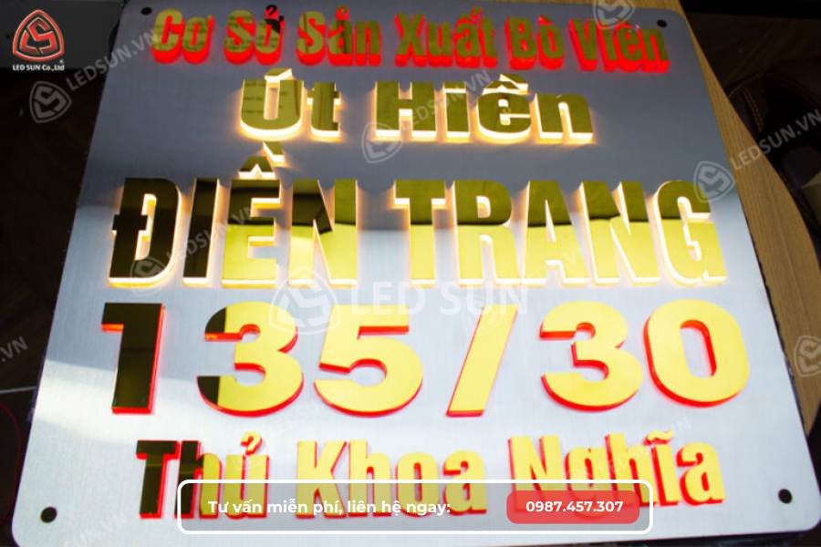 Dịch vụ làm biển số nhà quận 1