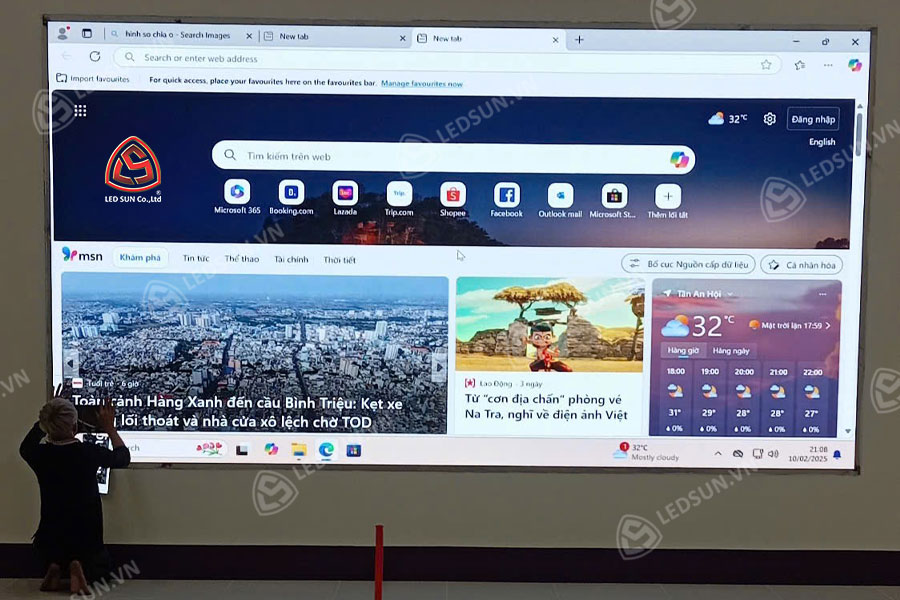 thi công màn hình led