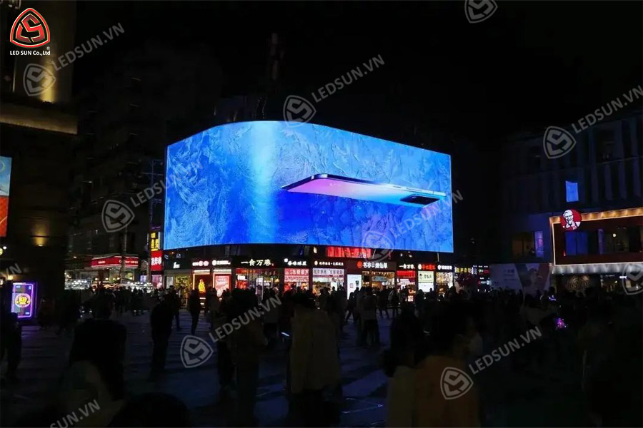 Màn hình led cong