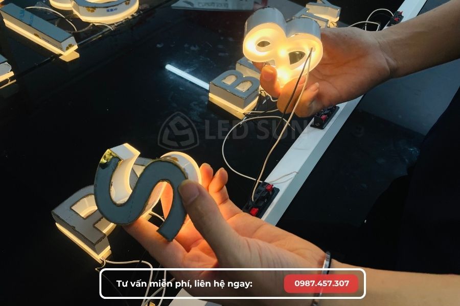 Gia công chữ inox tại Quận Bình Tân