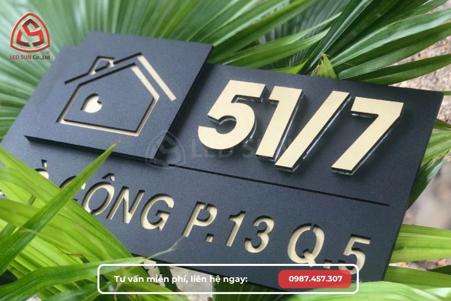 Các yếu tố ảnh hưởng đến giá làm biển số nhà Gò Vấp