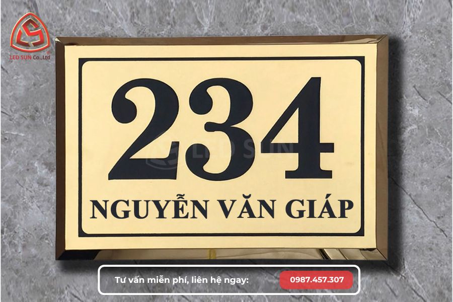 Tầm quan trọng của biển số nhà tại Quận Phú Nhuận  